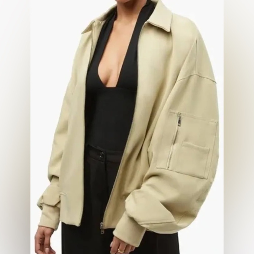 We Wore What Twill Bomber Jacket